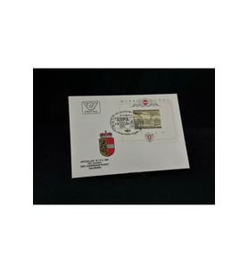 RESMİ WİPA SALZBURG 1981 FDC İlk Gün Zarfı Özel Gün Damgalı ve Pullu Kabartmalı