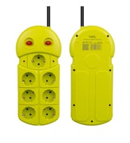 Vea VE-970 7 Li 1.5 Metre Grup Priz Uzatma Kablosu 16 Amper 3860 Watt Isıya Dayanıklı Priz