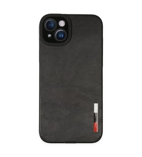 iPhone 14 Plus Kılıf Loop Deri Silikon - Siyah