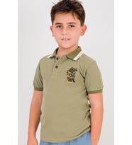 ERKEK ÇOCUK TSHİRT POLO YAKA A7 (Haki)