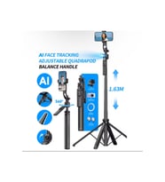 Düzenli ve sabit görüntüler için akıllı telefon gimbal stabilizer