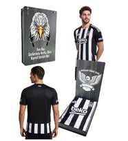 Beşiktaş Lisanslı 25/26 Siyah Beyaz Çubuklu Forma UV Kutu Hediyeli