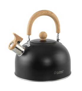 Outwell Tea Break Kettle Lux 2.2 Litre L Black Düdüklü Çaydanlık Demlik