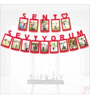 Seni Seviyorum Foto Banner, 154 cm