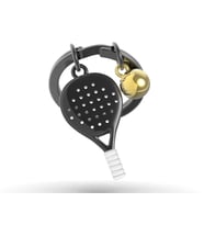 Metalmorphose Padel Tenis Anahtarlık Siyah