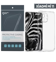 GOR Xiaomi Mi 11 Kılıf Kamera Korumalı Şeffaf Silikon Kılıf-(5775) - 1OL4277-6868