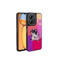 Xiaomi Redmi 13C Uyumlu Kılıf Parlayan Kabartmalı İkonik Figürlü Zore Amas Silikon Kapak