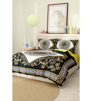 Çift Kişilik Nevresim Takımı Pamuklu Saten Kumaş 6 Parça 3D Dijital Baskı Duvet Cover Set Model.