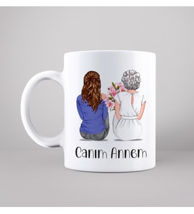 Canım Annem Anne & Kız Tasarımlı Kupa