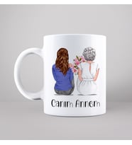 Canım Annem Anne & Kız Tasarımlı Kupa
