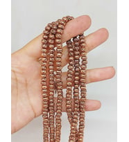 Lav Taşı Otantik Rondela Dizi 4x6mm (54618)