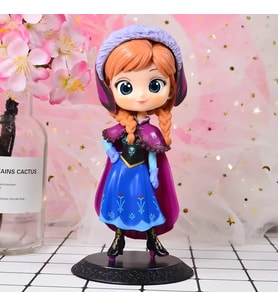 Karlar Ülkesi Frozen Prenses Anna Anime Karakter Figür Oyuncak Dekoratif Hediyelik Biblo Bebek 15 cm