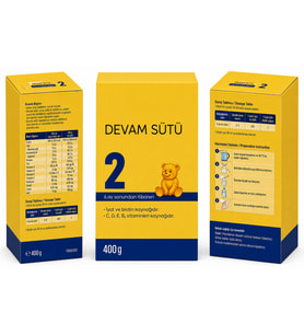 Bebek Devam Sütü 2 400 Gr adet fiyatıdır