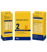 Bebek Devam Sütü 2 400 Gr adet fiyatıdır