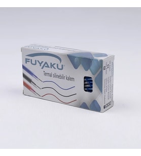 Fuyaku Gümüş Deri Kalemi Plastik (100 Adet)