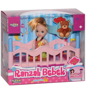 Can Oyuncak Yataklı Mini Manken Bebk    K899-27