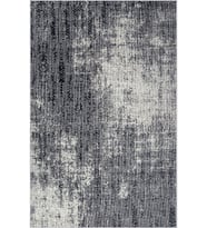Eliana Home Baskılı, Yıkanabilir Kaymaz Taban Salon Halısı LNA0595 100x150 cm (Gri)