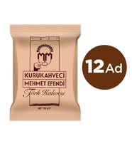 Kurukahveci Mehmet Efendi 100 gr 12'li Paket Türk Kahvesi