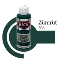 Rich Master Akrilik Boya 120 cc. 206 Zümrüt 
