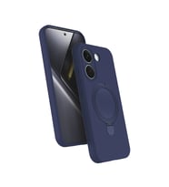 Lexroo Xiaomi Poco X8 Pro Kılıf M-safe Şarj Özellikli Standlı Samara Kılıf - Lacivert