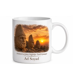 Nemrut Dağı Heykelleri Adıyaman Hatırası Kupa Bardak Kahta Hediye