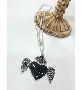 BLACK HEART FEATHERS KOLYE