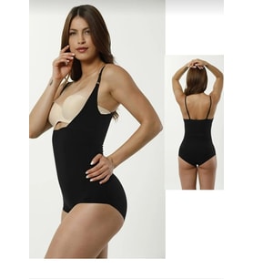 FORM ANGEL 2004 BAYAN GÖGÜS DESTEKLİ BODY KORSE TEKLİ (Siyah)