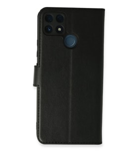 Realme C25 Kılıf Trend S Plus Kapaklı Kılıf - Siyah