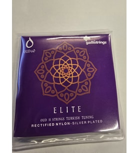 Galli OUD60 Ud Elite Serisi Rectified Nylon 11 Telli Ud Tel Seti Pürüzsüzleştirilmiş Naylon, Sıcak ve Geleneksel Ton
