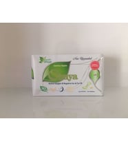 SHUYA aktif oksijen, far-IR ve negatif iyonlu Günlük Kadın Pedi (155mm) – 4 PAKET (120 yaprak ped)