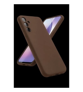Samsung Galaxy A24 4g Kılıf First Silikon - Kahverengi