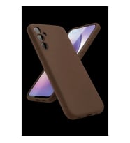 Samsung Galaxy A24 4g Kılıf First Silikon - Kahverengi