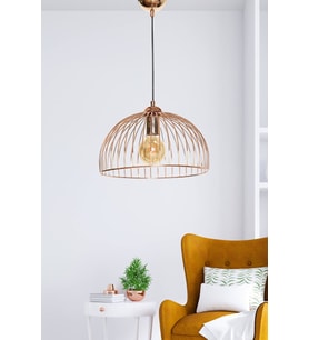 DEDE TEKLİ CESTA SARKIT AVİZE BAKIR