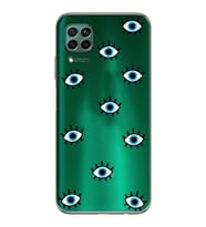 Huawei P40 Lite Uyumlu Baskılı Yumuşak Silikon Şeffaf Telefon Kılıfı