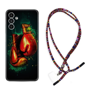 Samsung A23 A31 A32 A50 A51 A52 A53 A70 Kılıf Boyun Asklı Rasta Silikon Boks Eldiveni 1763
