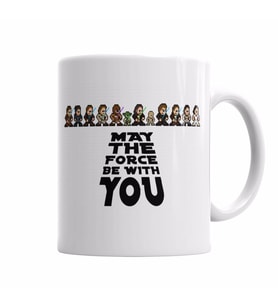 May The Force Be With You 8 Bits Kupa Bardak Porselen