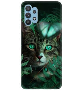 Kılıfland Samsung Galaxy A52 Kılıf Desenli Silikon Resimli Kapak Blue Butterflys Kılıf 1350