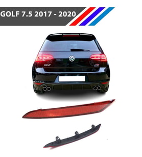 Golf 7.5 Arka Tampon Reflektörü - Sol