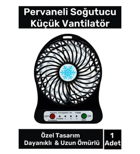 Özel Üretim Usb Şarjlı 3 Kademeli Sessiz Taşınabilir Mini Fan Pervaneli Soğutucu Küçük Vantilatör