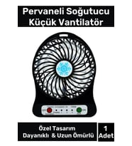 Özel Üretim Usb Şarjlı 3 Kademeli Sessiz Taşınabilir Mini Fan Pervaneli Soğutucu Küçük Vantilatör