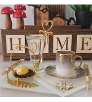 Home Yazılı Dekoratif Çekmeceli Organizer 42Cm X 12Cm X 10Cm (Ceviz)