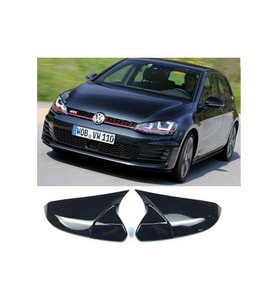 Volkswagen Golf 7 Araca Özel Batman Yarasa Ayna Kapağı Pianoblack