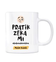 Kişiye Özel İsimli Baba Kupa Pratik Zekamı Babamdan Aldım