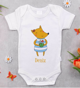 BK Kids İsimli Bebek Body Zıbın - Model 21