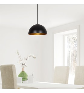 RİOLİGHT RETRO,RUSTİK,MODERN SİYAH ODA,MUTFAK,CAFELER İÇİN TEKLİ METAL SARKIT AVİZE ÇAP:30CM