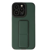 iPhone 14 Pro Kılıf Mega Standlı Silikon - Yeşil