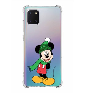 Samsung Galaxy Note 10 Lite  Köşe Korumalı Antişok Kapak Mickey Mouse Tasarımlı Şeffaf  Kılıf