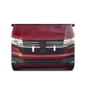 Vw T6.1 Uyumlu Ön Panjur 4 Parça Krom 2020