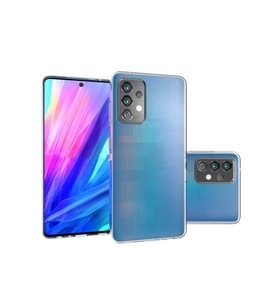 Samsung Galaxy A72 Uyumlu Kılıf Zore Süper Silikon Kapak (Renksiz)