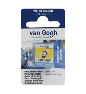 Talens Van Gogh 1/2 Tablet Sulu Boya 254 Permanent Lemon Yellow 